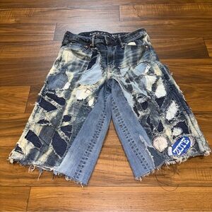 Custom American Eagle Outfitters Blue Denim Jeans